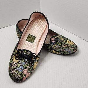 Daniel Green Comfy Slippers Vintage House Shoes Size B 55 Multicolor Retro